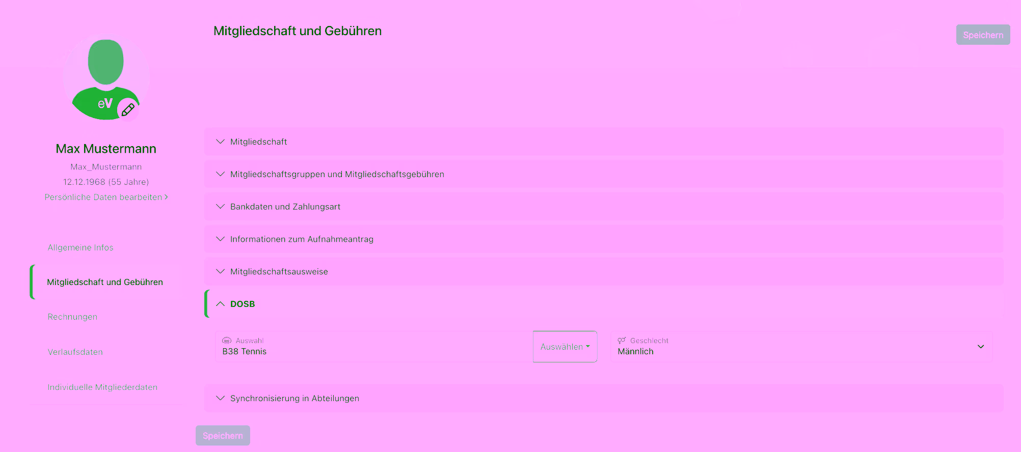 Screenshot Profil