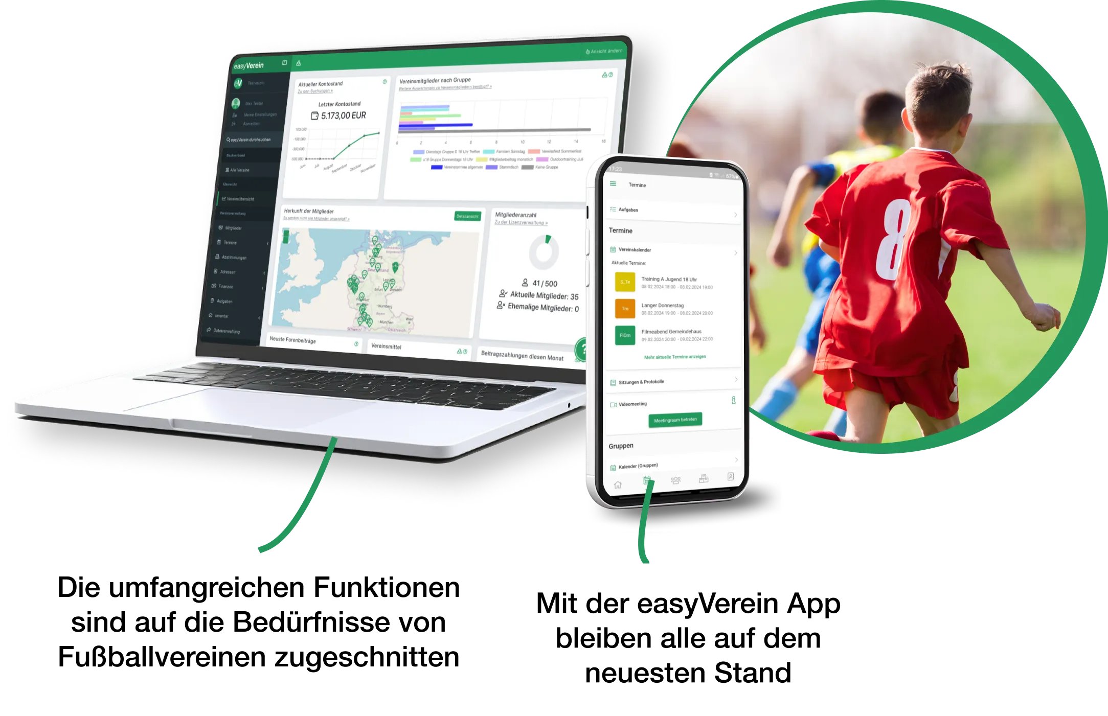 easyVerein für Fußballvereine